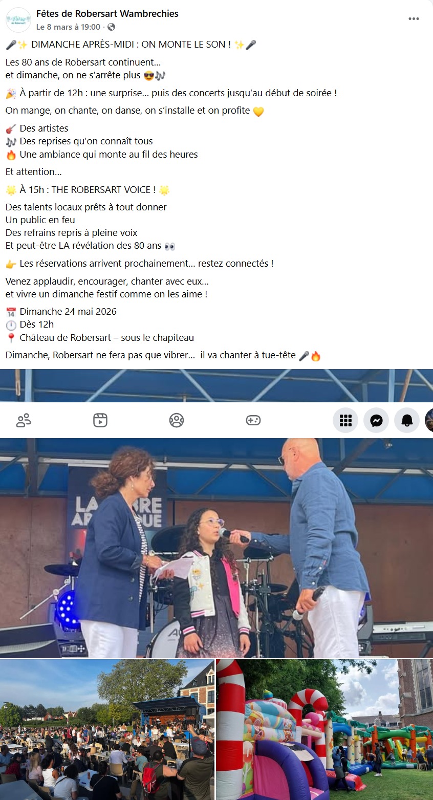 Post Fêtes de Robersart Wambrechies